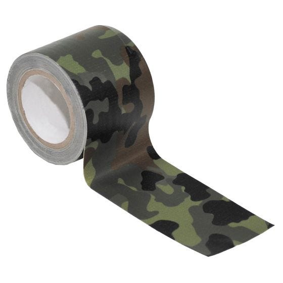 Taśma Maskująca MFH Fabric Tape 5cm x 5m Flecktarn