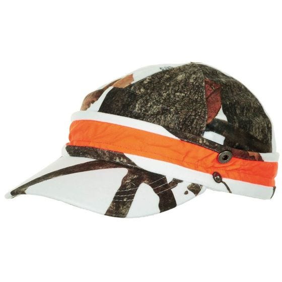 Czapka Myśliwska MFH z Paskiem Odblaskowym Hunter Snow