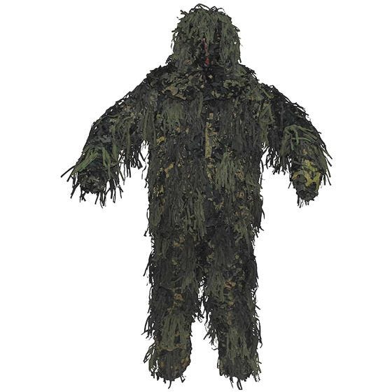 Strój Maskujący MFH Ghillie Jackal 3D Body System Woodland