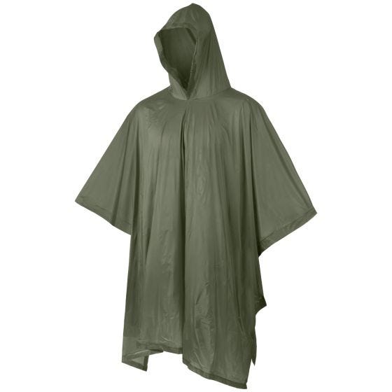 Poncho Przeciwdeszczowe MFH Vinyl OD Green