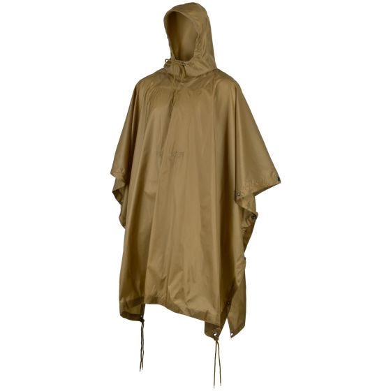 Poncho Przeciwdeszczowe MFH Ripstop Coyote Tan