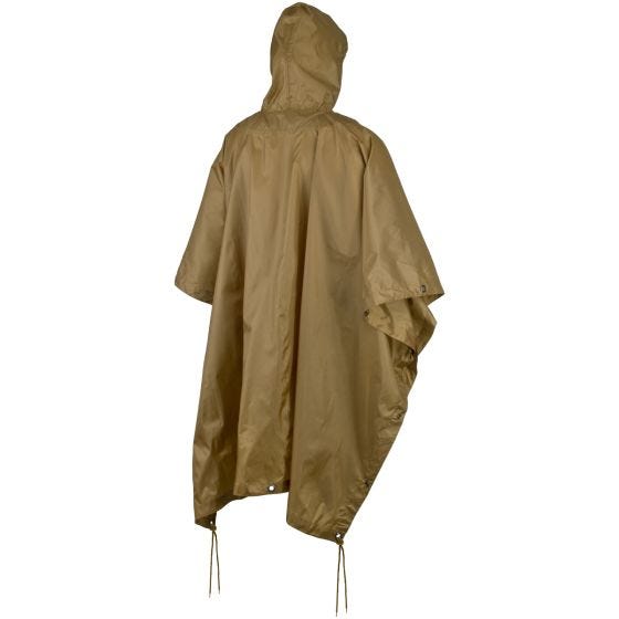 Poncho Przeciwdeszczowe MFH Ripstop Coyote Tan