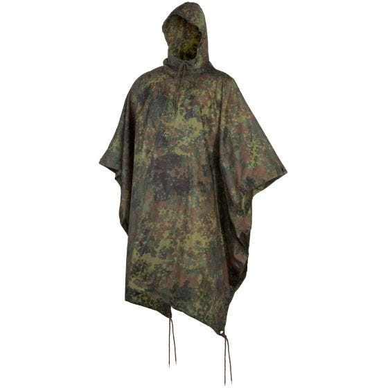 Poncho Przeciwdeszczowe MFH Ripstop Flecktarn