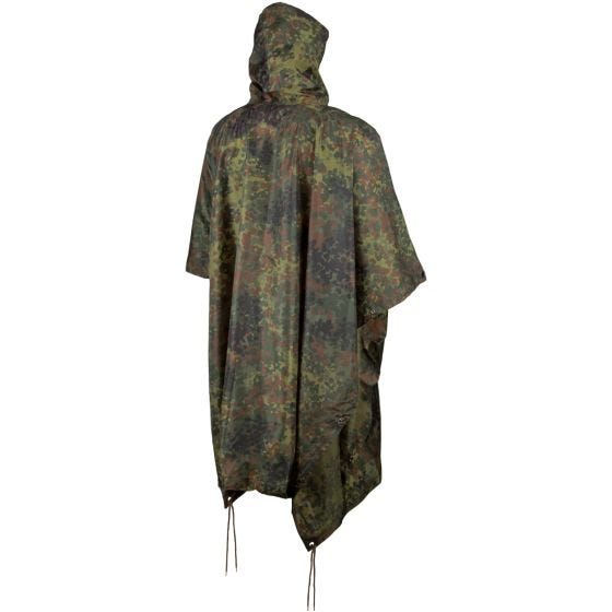 Poncho Przeciwdeszczowe MFH Ripstop Flecktarn