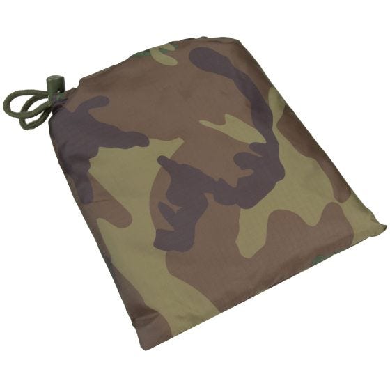 Poncho Przeciwdeszczowe MFH Ripstop Woodland
