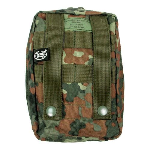 Kieszeń Uniwersalna Mała MFH Utility Pouch MOLLE Flecktarn