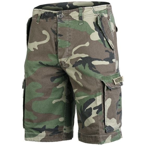 Szorty Mil-Tec Paratrooper Cargo Woodland