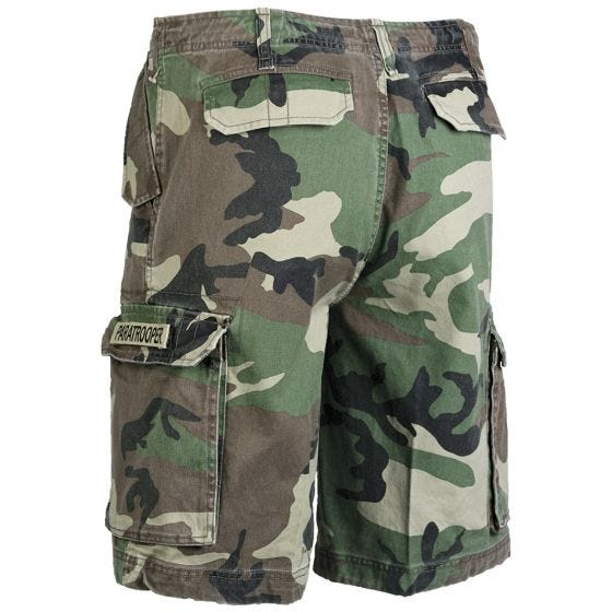 Szorty Mil-Tec Paratrooper Cargo Woodland