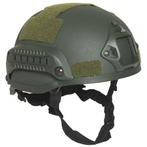 Hełm Mil-Tec US Combat "M.I.C.H. 2002" Oliwkowy
