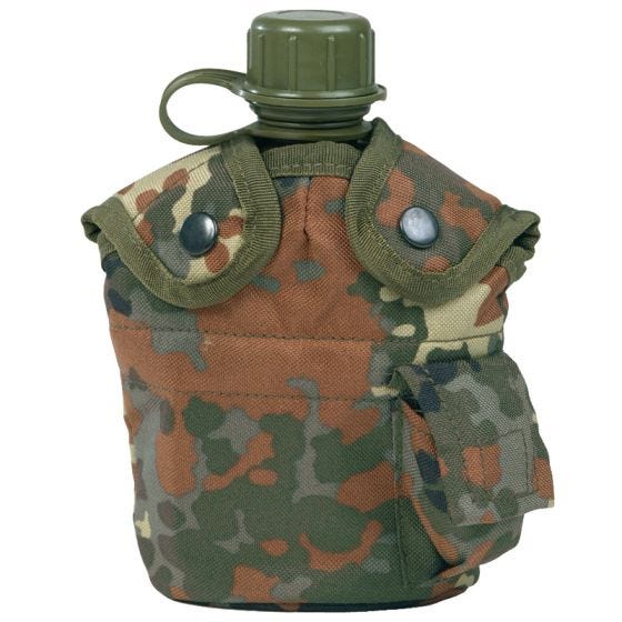 Manierka Mil-Tec US Army z Kubkiem Flecktarn