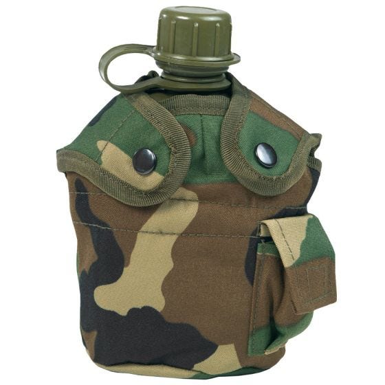 Manierka Mil-Tec US Army z Kubkiem Woodland