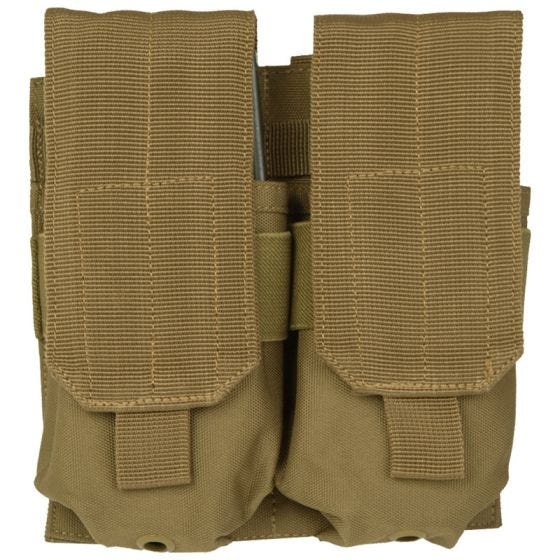 Ładownica Podwójna Mil-Tec na Magazynki M4/M16 MOLLE Coyote