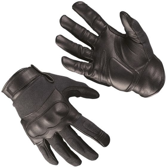 Rękawice Taktyczne Mil-Tec Tactical Skóra / Kevlar Czarne