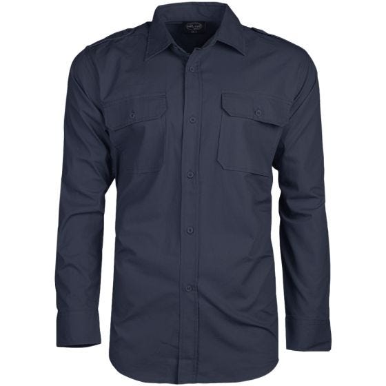 Koszula Mil-Tec RipStop Długi Rękaw Navy Blue
