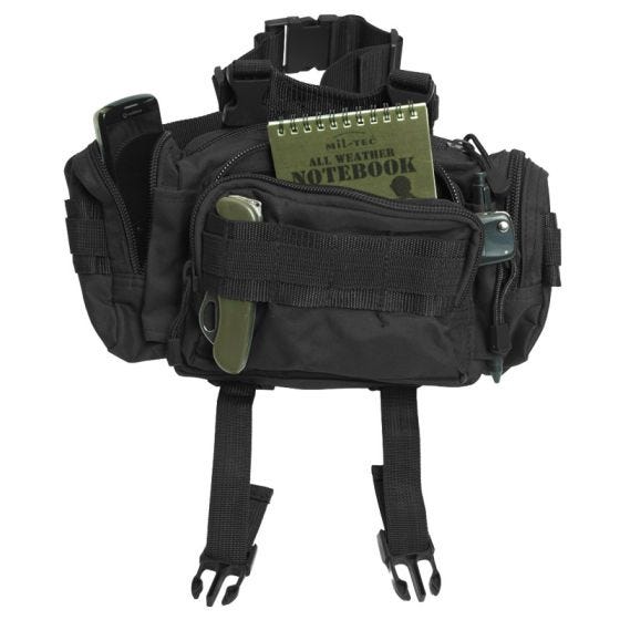 Torba Biodrowa Saszetka Mil-Tec Modular Czarna