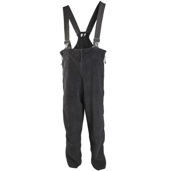 Spodnie Polarowe na Szelkach Polartec US GI Thermo Czarne