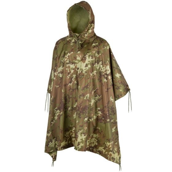 Poncho Przeciwdeszczowe Mil-Tec Ripstop Vegetato Woodland