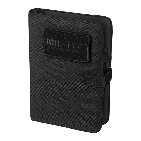 Biwuar Notatnik Taktyczny Mil-Tec Notebook Mały Czarny