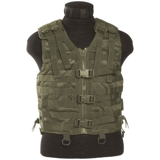 Kamizelka Taktyczna Mil-Tec Carrier Modular System Oliwkowa