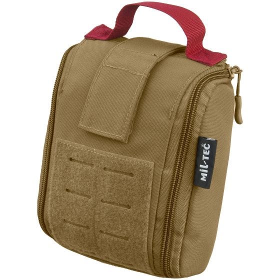 Kieszeń Uniwersalna Mil-Tec Individual First Aid Kit Laser Cut Dark Coyote