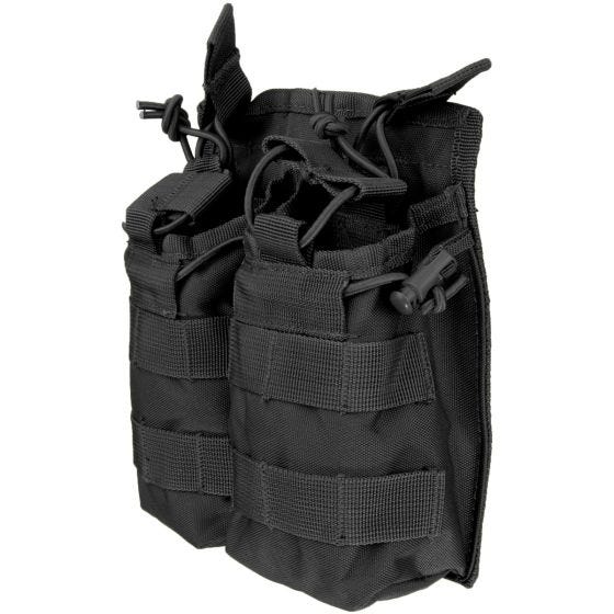 Ładownica na Magazynki Podwójna Mil-Tec Open Top Czarna