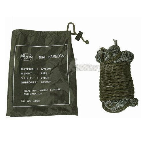 Hamak Turystyczny Mil-Tec Mini Nylon Oliwkowy
