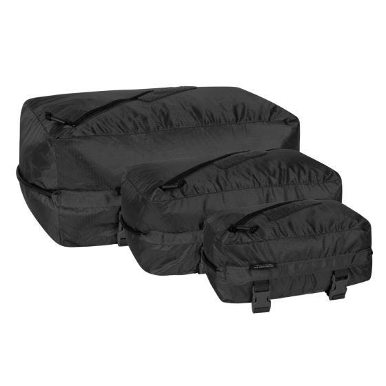Zestaw organizerów Helikon Pakcell Pouch Set Ripstop Czarny