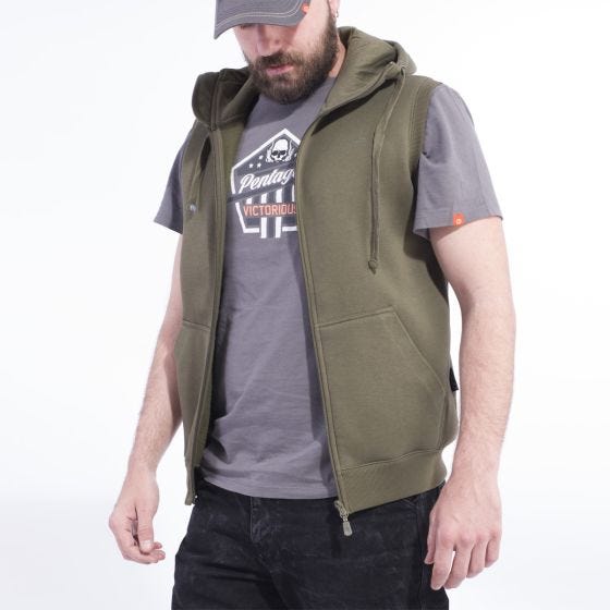 Bezrękawnik z Kapturem Pentagon Thespis Wolf Grey
