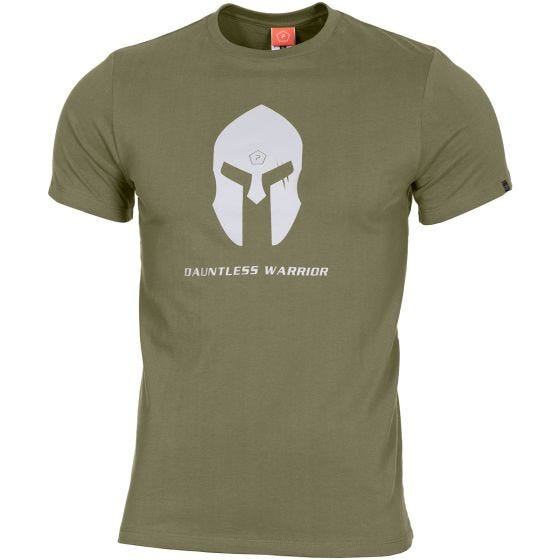 Koszulka T-shirt Pentagon Ageron Spartan Helmet Oliwkowa