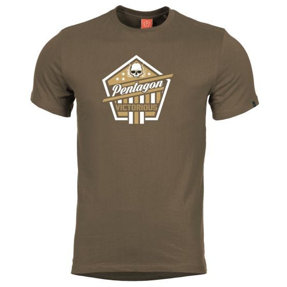 Koszulka T-shirt Pentagon Ageron Victorious Terra Brown