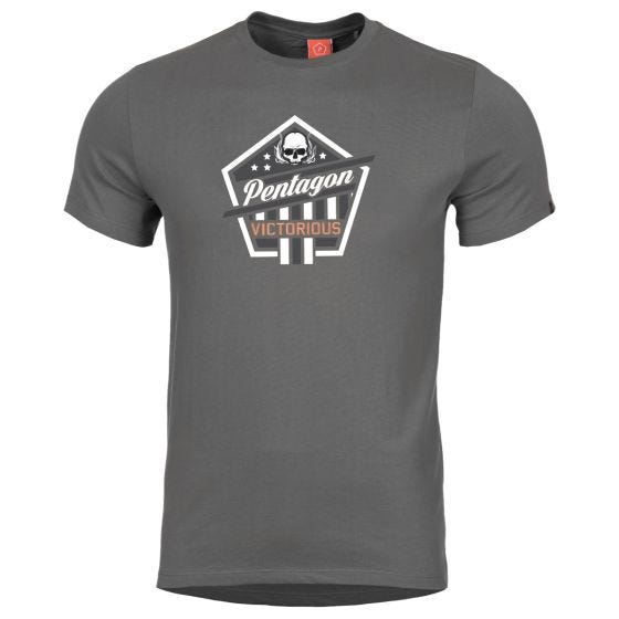 Koszulka T-shirt Pentagon Ageron Victorious Wolf Grey