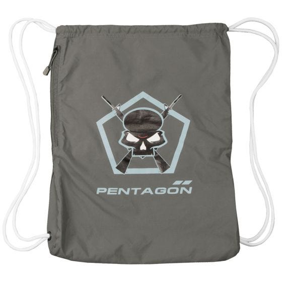 Worek Sportowy Pentagon Moho Gym Skull Cinder Grey