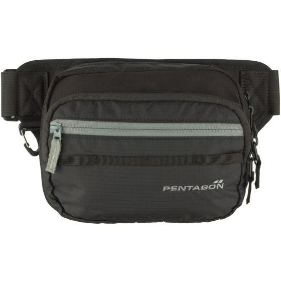 Torba Biodrowa Pentagon Runner Czarna