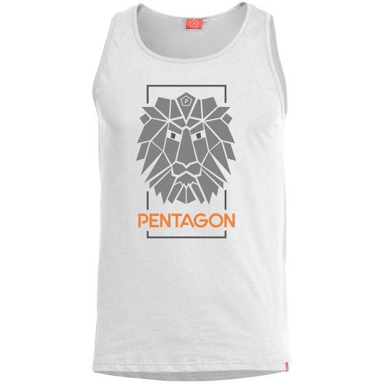 Koszulka bez rękawów Pentagon Astir Lion Biała