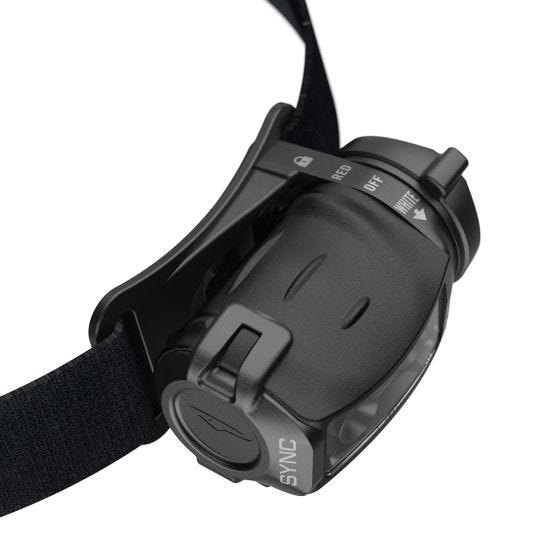 Latarka Czołowa Princeton Tec Sync LED Czarno-Ciemnoszara