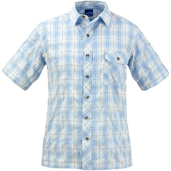 Koszula Propper Covert Button-Up Krótki Rękaw Light Blue
