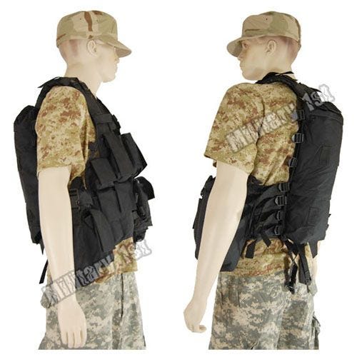 Kamizelka Taktyczna Mil-Tec South African Pattern 83 Czarna