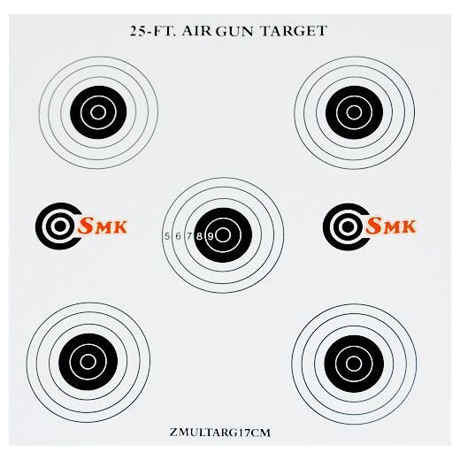 Tarcze Strzelnicze SMK 25ft 17cm Tekturowe 100 szt.