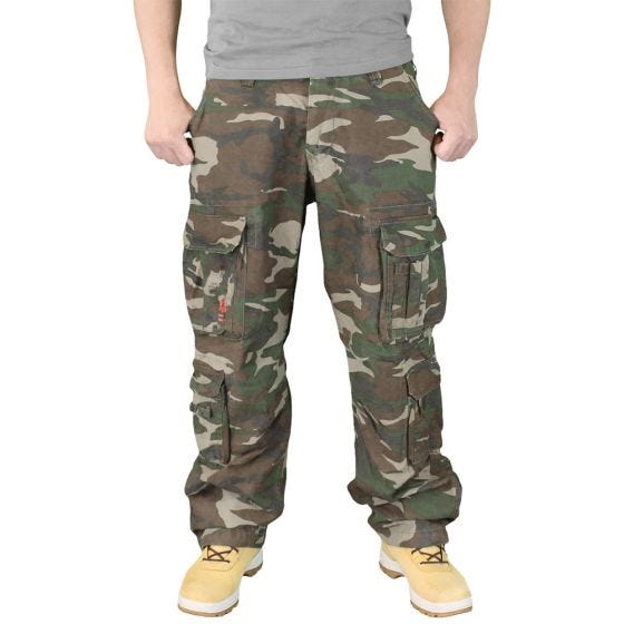 Spodnie Surplus Airborne Vintage Woodland