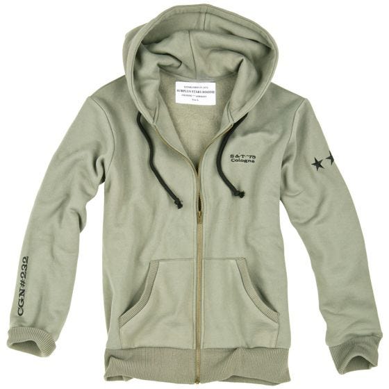 Bluza z Kapturem Surplus Stars Olive Light