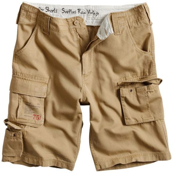 Szorty Surplus Trooper Beige Washed