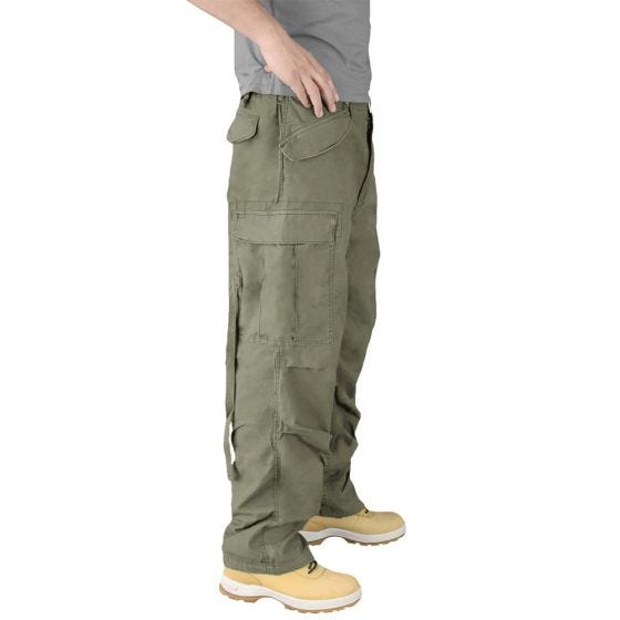 Spodnie Surplus Vintage Fatigues Oliwkowe