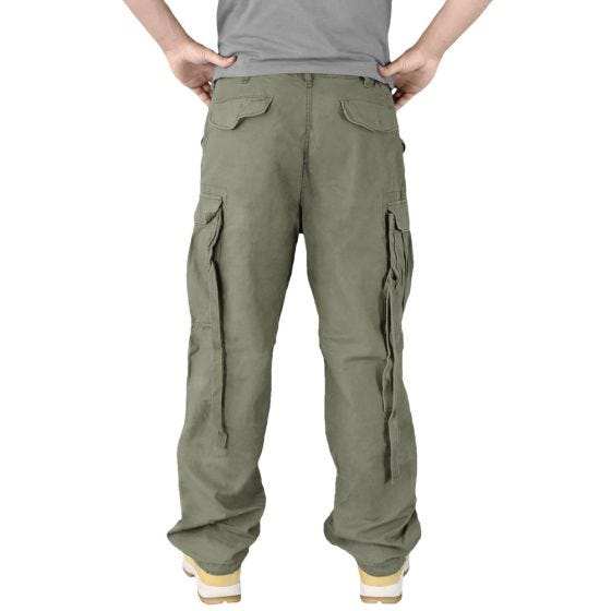 Spodnie Surplus Vintage Fatigues Oliwkowe