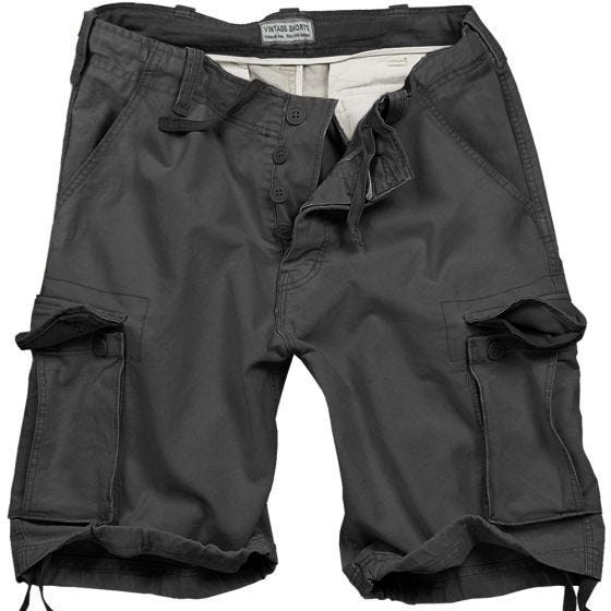 Szorty Surplus Vintage Washed Czarne