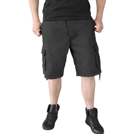 Szorty Surplus Vintage Washed Czarne