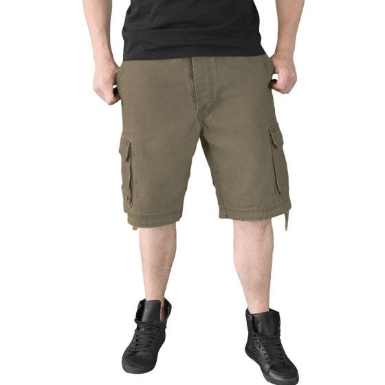 Szorty Surplus Vintage Washed Oliwkowe