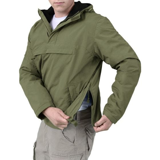 Kurtka Kangurka Surplus Windbreaker Oliwkowa