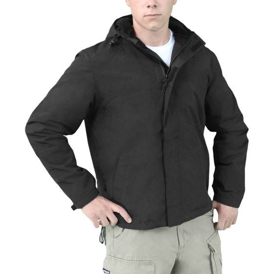 Kurtka Surplus Windbreaker Zipper Czarna