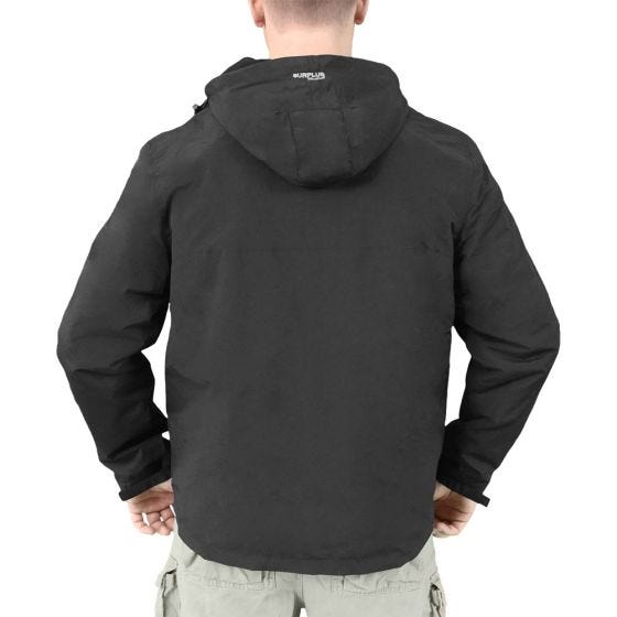Kurtka Surplus Windbreaker Zipper Czarna