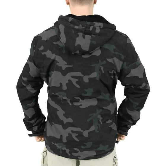 Kurtka Surplus Windbreaker Zipper Black Camo